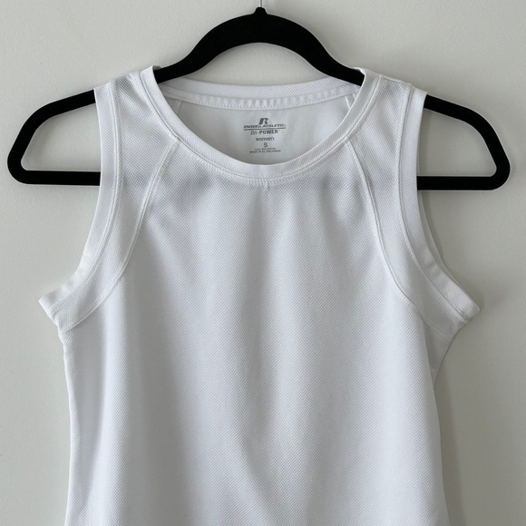Russell Athletic White Dri-Power Tank Top - Picture 2 of 16